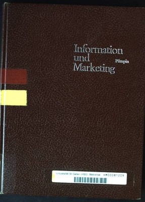 Information und Marketing, Informations-Systeme als Führungsgrundlage Schriftenr