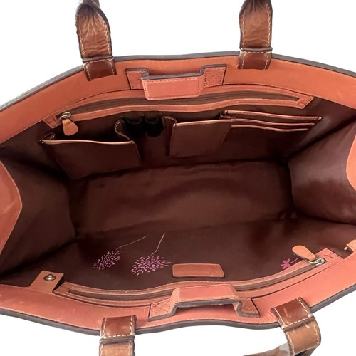 Franklin Covey Full Grain Leather Tornister Teczka Torba Magnetyczne zamknięcie Brązowa - Zdjęcie 8 z 16