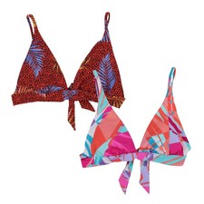 Raisins Women's Miami Classic Triangle Halter Bikini Swim Top Swimsuit Separates