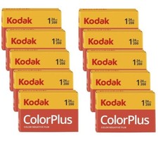 10x Kodak ColorPlus - Color Plus 200 35mm 24 Exposures Colour Films