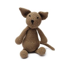 Brown Fox Crochet Doll Handmade Amigurumi Plush Toy VAC
