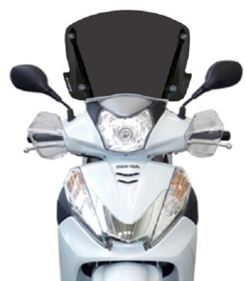 2943/DS FABBRI Windschutzscheibe Sportspoiler Windschutzscheibe Honda SH 300 2011>2018 O.E.M