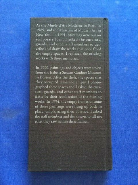 GHOSTS - 1ST. ED. BY SOPHIE CALLE | eBay