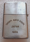 1955 1956th AACS Squadron Insignia Air Force Wellington Japan Lighter Untested — photo 5