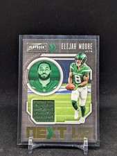 2021 Panini Playbook Next Up Elijah Moore patch