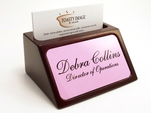 image is loading personalized business card holder for desk mahogany with - Personalized Business Card Holder image is loading personalized business card holder for desk mahogany with - Personalized Business Card Holder