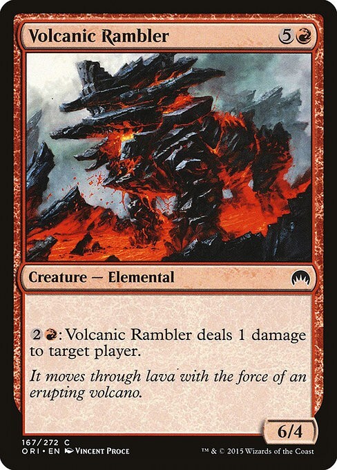MTG Volcanic Rambler Origins 167/272 Regular Common X4 | eBay