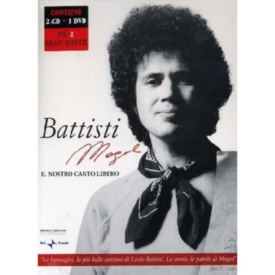 CD LUCIO BATTISTI MOGUL UNSER FREIER GESANG DVD + 2CD Combo Package DVD Size 