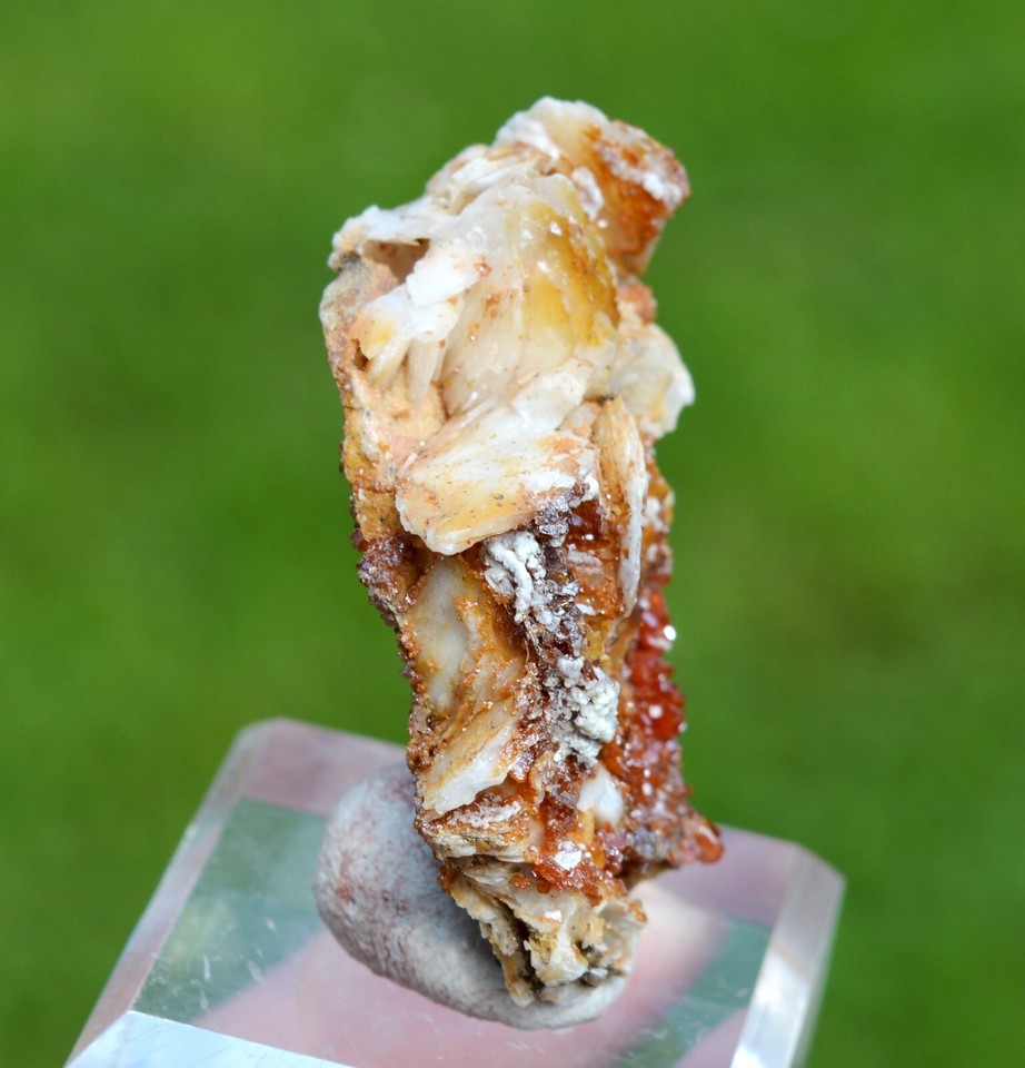 Vanadinit & Baryte 39 Gramm mibladen Bergbau Bezirk, Midelt Provinz