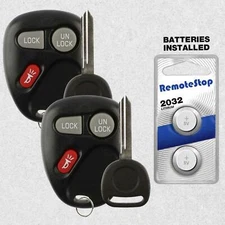 2 For 2001 2002 Chevrolet Tahoe GMC Sierra Yukon 1500 2500 3500 Remote Key Fob