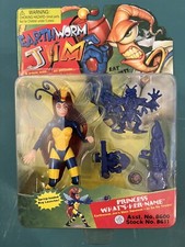 Vintage Earth Worm Jim Princess What's Her Name Playmates 1994 Complete Sealed