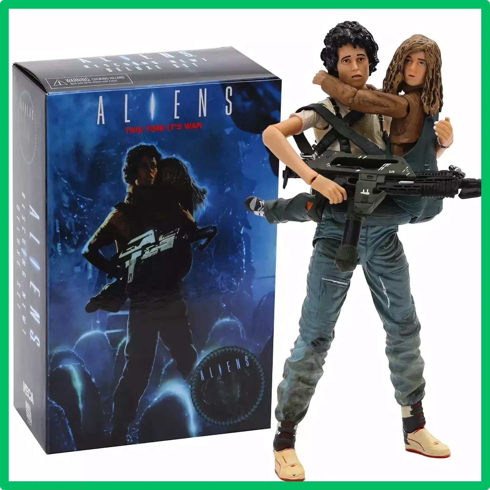 Figurine NECA Aliens 2 Ellen Ripley 18cm aux détails sculptés haute fidélité