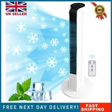 TOWER FAN Large 34" AIR COOLING FREE STANDING QUIET 3 SPEED OSCILLATING ⭐⭐⭐⭐⭐
