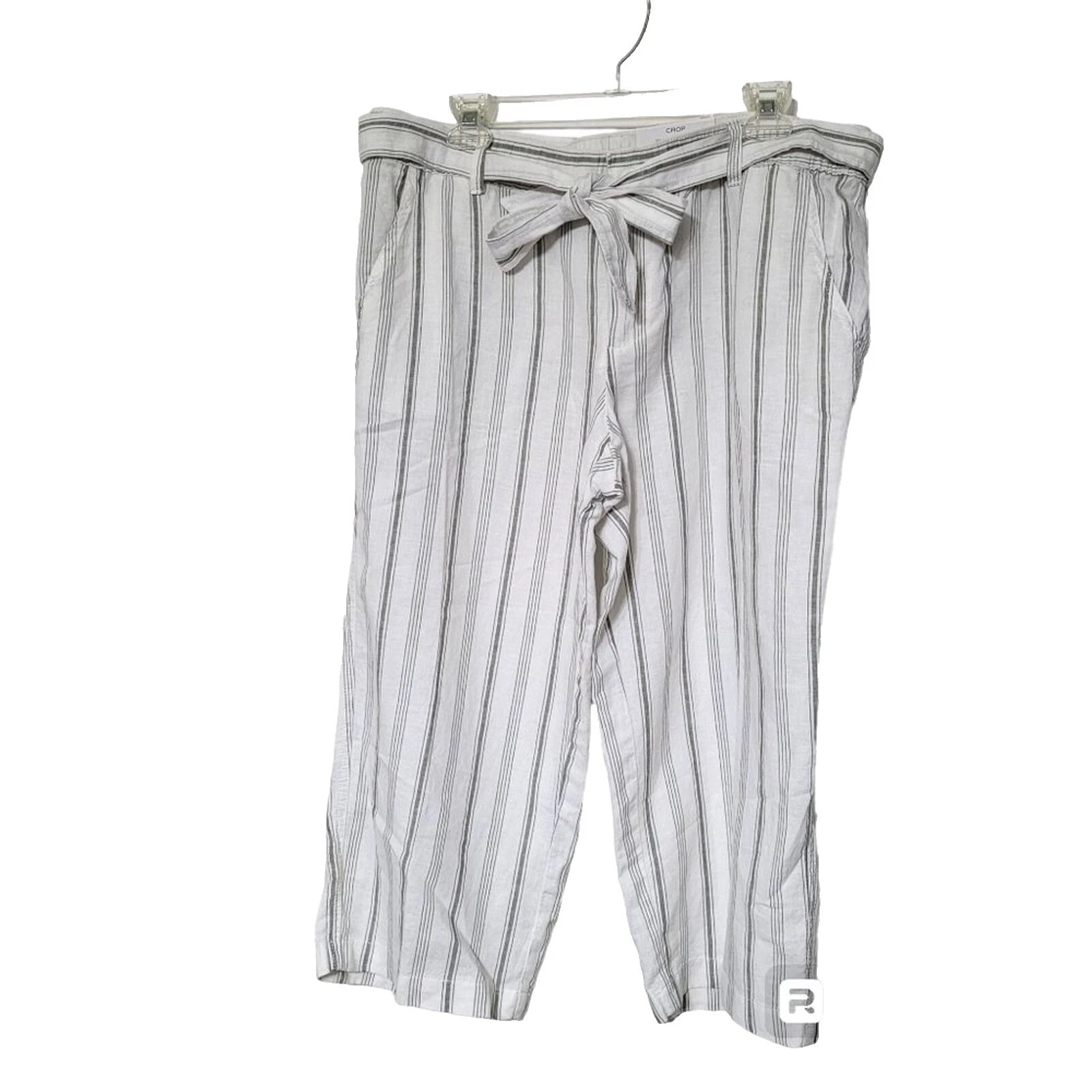 Liz Claiborne Linen Striped Pants for Women