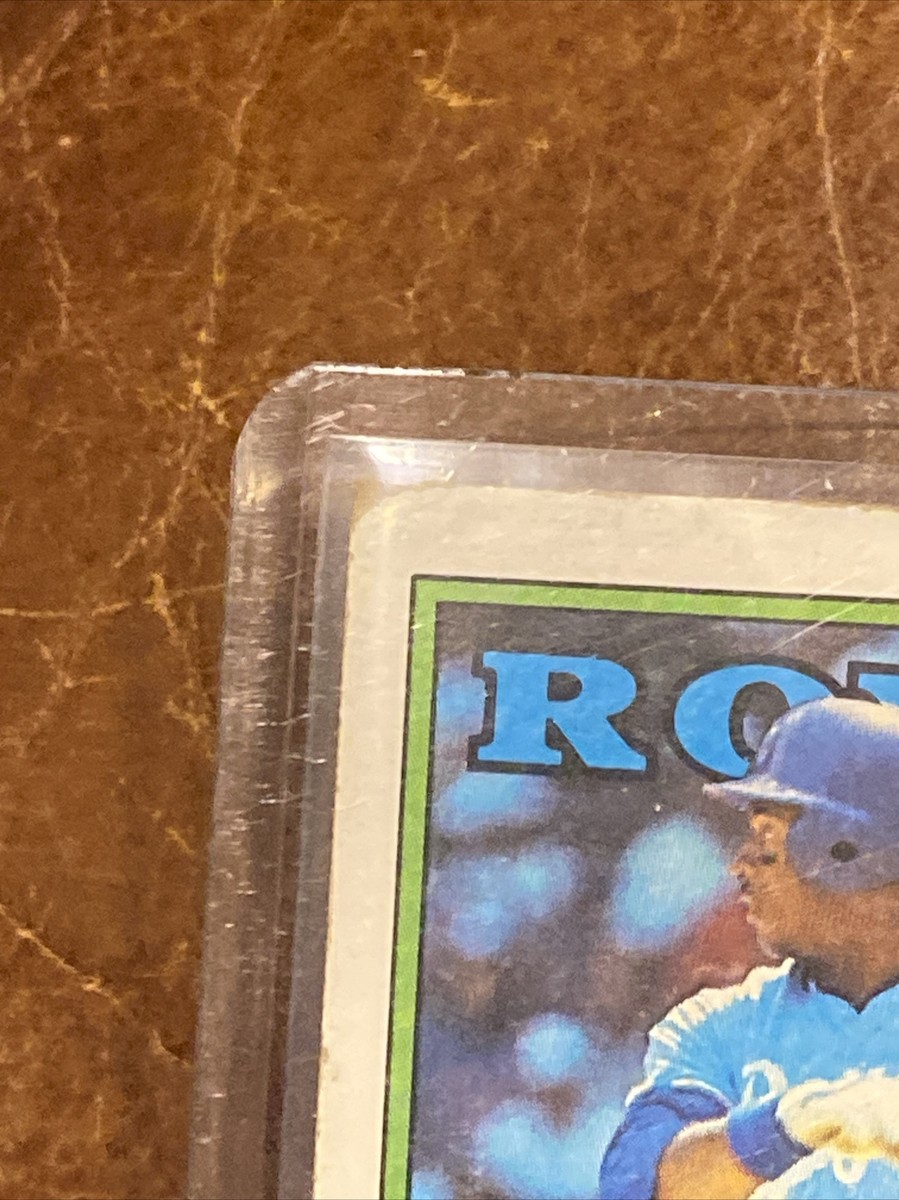 ULTRA RARE Bo Jackson Royals 1988 Topps #750 Error Card. Misprint