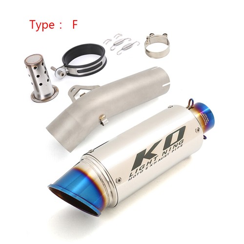 Silenciadores silenciadores de tubo de enlace medio sistema de escape para BMW S1000RR 2015-2016 antideslizantes - Imagen 7 de 12