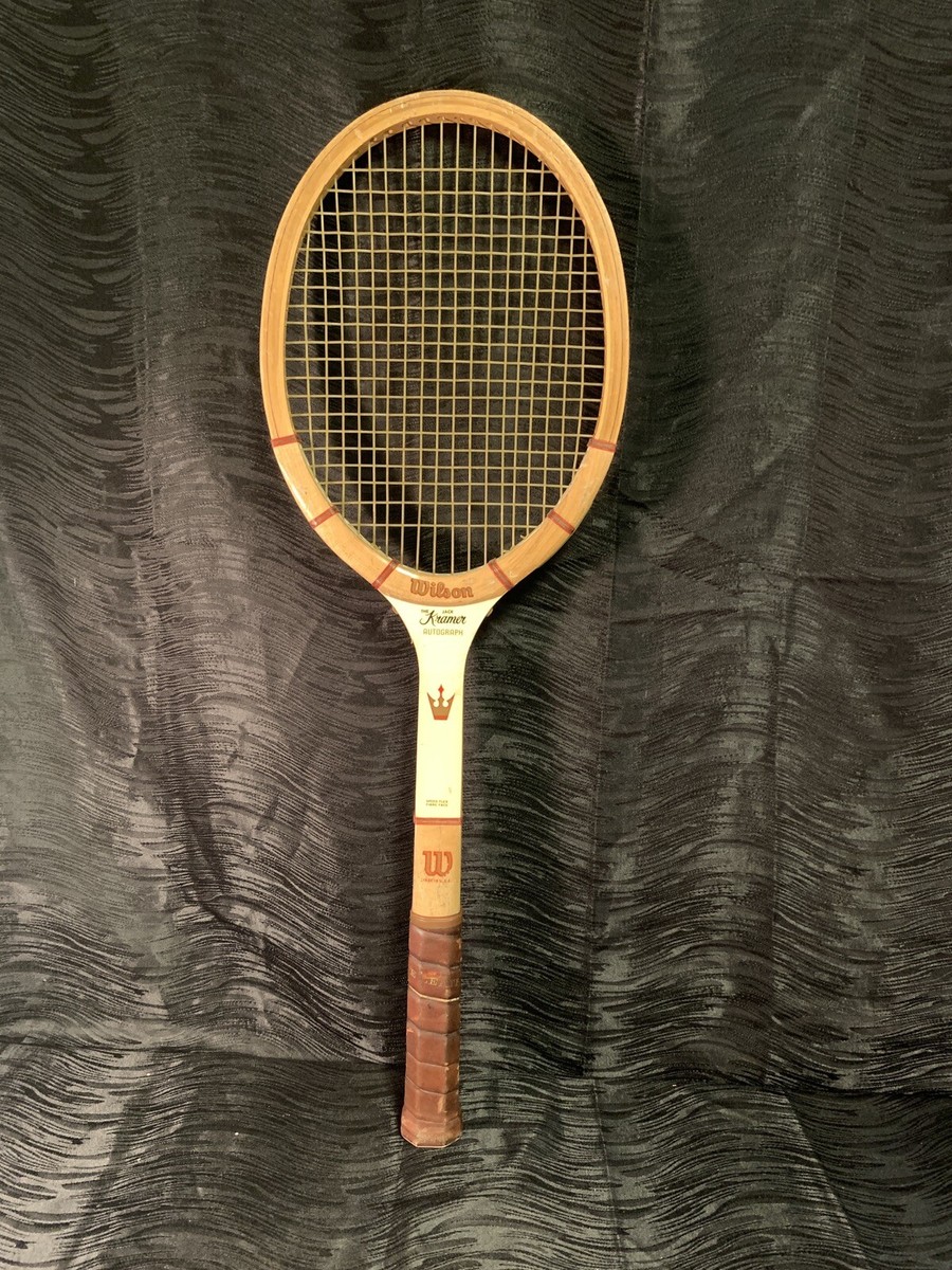 Vintage 1960's Wilson Wood Jack Kramer Autograph Tennis