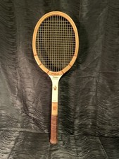 Vintage 1960's Wilson Wood Jack Kramer Autograph Tennis Racquet Racket