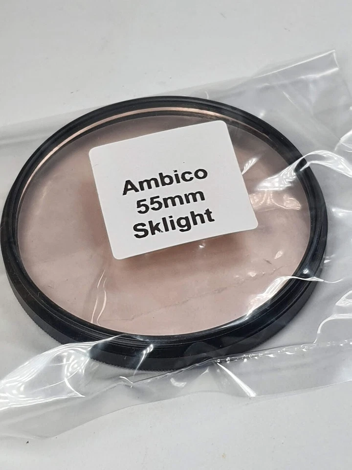 55mm Skylight Glass Lens Filter USA Genuine 55 mm 55-SK Ambico R8740 E55 E-55 - Image 4 of 4