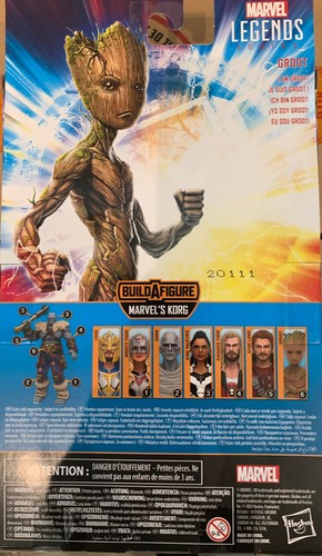 Marvel Legends BAF Korg Thor amor y trueno GotG Groot figura nueva en stock 6” - Imagen 2 de 2