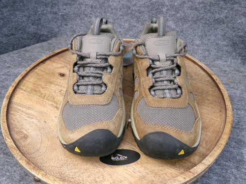 Keen Women's Basin Ridge Vent Brindle Brown Suede Hiking Shoes Sneaker Size 7 US - Picture 3 of 11