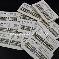 25 Types Dental Metal Bracket Mini/Standard 018/022 Roth/MBT/Edge No/3/345 Hooks