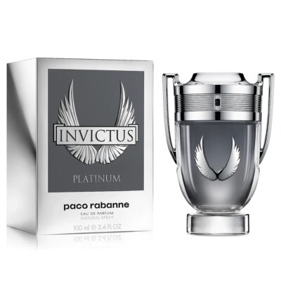 香水(男性用) Invictus platinum 100ml EAU PARFUM Invictus Platinum By Paco Rabanne EDP Spray 100 ml / 3.4 Fl Oz Men