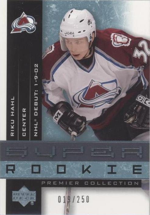 2001-02 Upper Deck Premier Collection - Riku Hahl #93 - 1 of 1