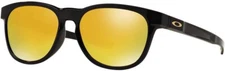 Oakley Stringer 9315-04 Shiny Black 24k Iridium Sunglasses