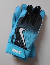 Nike Hyperdiamond Batting Gloves 3.0 YOUTH Black/Baltic Blue/White Large