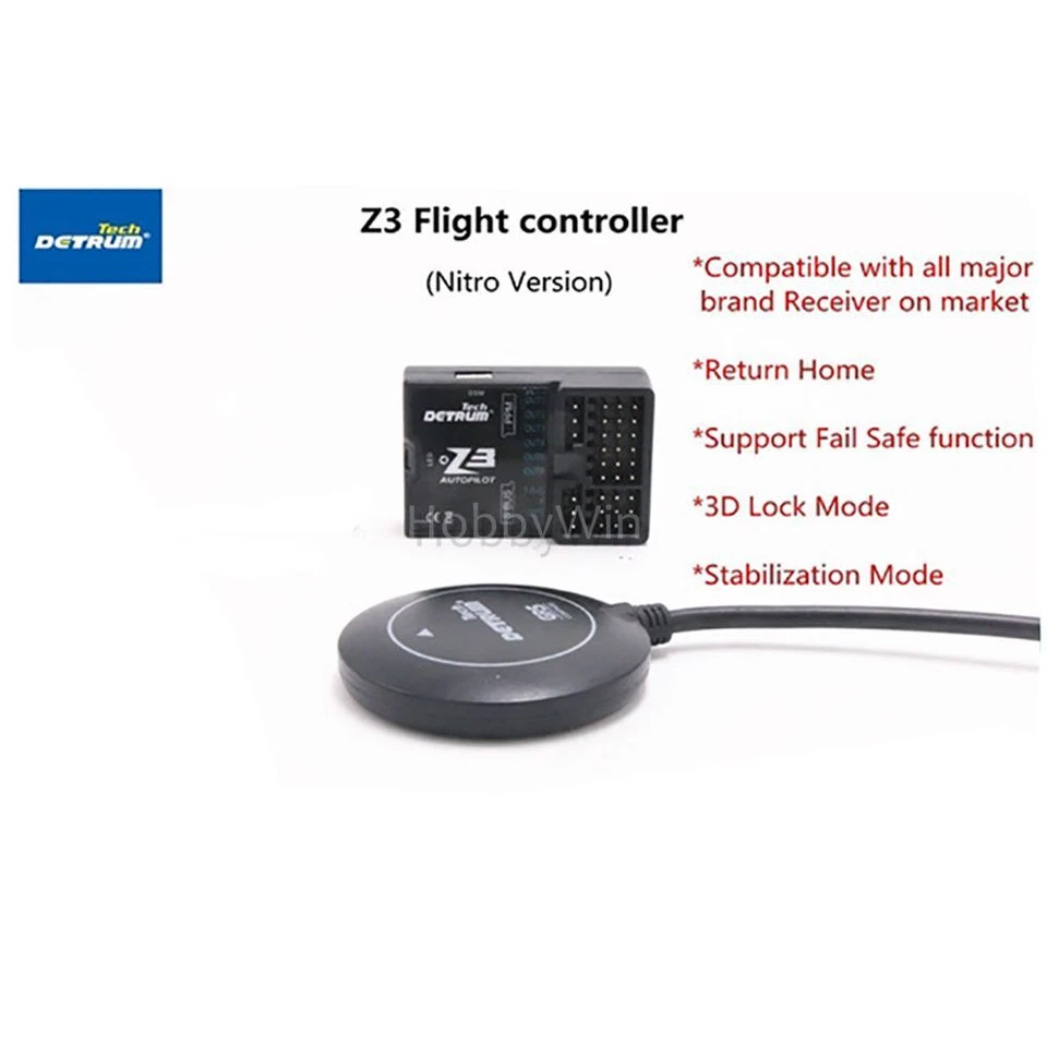 Dynam Detrum Z3 Flight Controller Nitro Version GPS & 3in1 Program Card Combo - Image 4 of 4