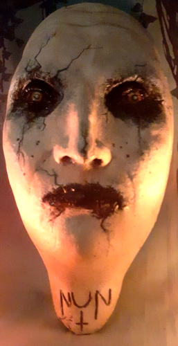 THE NUN VALAK, LIFE SIZE BUST, WALL HANGING , HAND PAINTED - Picture 3 of 9