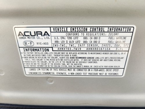 2007-2013 Acura MDX Rear Driver Left Door Check Stop Limiter OEM - Picture 15 of 17