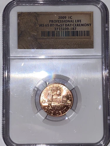 NGC MS65 RD Professional Life 2009 1C Lincoln Penny