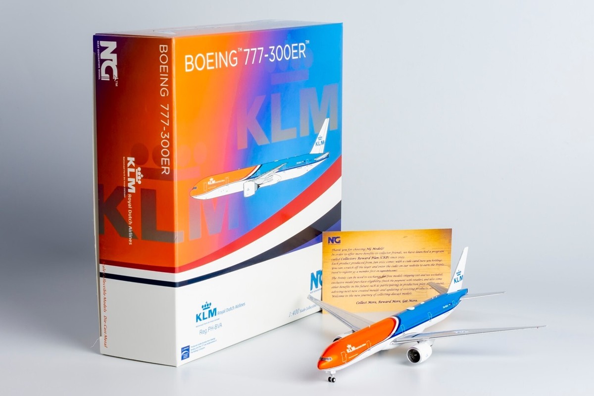 NGmodel KLMオランダ航空 777-300ER PH-BVC 1/400 NGmodel KLMオランダ航空 777-300ER 勿体な PH-BVC 1/400