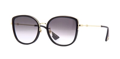 Gucci Women’s Sunglasses GG0606SK Black Gold/Grey Shaded (001) Gucci GG0606SK Black Gold/Grey Shaded (001) Sunglasses | eBay main image 2