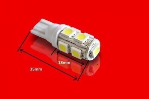 2 x 12v / 24v T10 W5W 501 Capless Wedge 9 SMD LED White Side / Park Light Bulbs - Picture 5 of 10