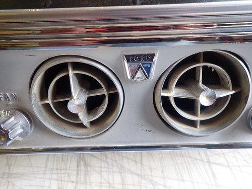 1965 1966 Ford Mustang Under Dash Air Conditioning Unit W Hoses Beautiful Chrome - Picture 3 of 19