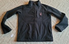 Spyder Softshell Jacket Youth X-Large XL Black Zip Pockets Polyester Elastane