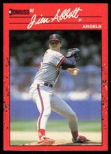 1990 Donruss 108 Jim Abbott California Angels