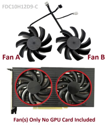 HP  DELL Lenovo Nvidia GeForce RTX3060ti Graphics Card Cooling Fan FDC10H12S9-C