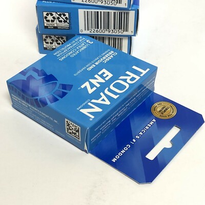 LESS IS Good様3点まとめ TROJAN BOX Wholesale Trojan Enz Non-Lubricated Condoms - Box of 3