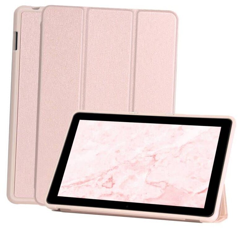 Fire HD 10 Tablet Case, Auto Sleep/Wake, Adjustable Angles, Full Light Pink
