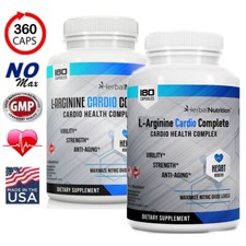 Nitric Oxide Booster, Cardiovascular Health 180 Caps Multi-Ingredient Formula!