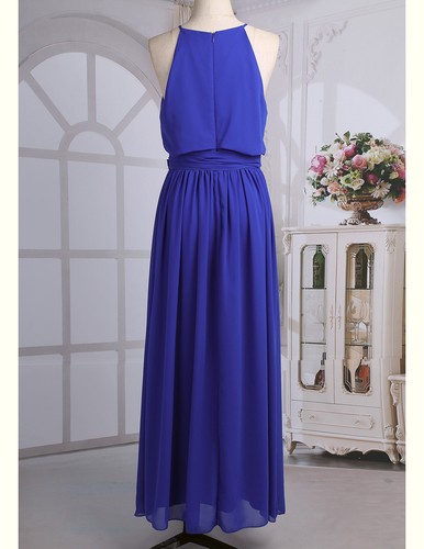 Women's Halter Wedding Formal Party Bridesmaid Long Maxi Dress Evening Cocktail - Picture 18 of 43