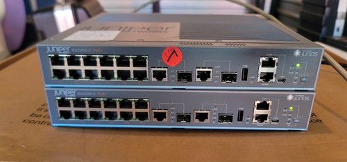 Lot Of 2 Juniper EX2200-C-12T-2G 12Port Gigabit Managed Ethernet Network Switch - Picture 23 of 24
