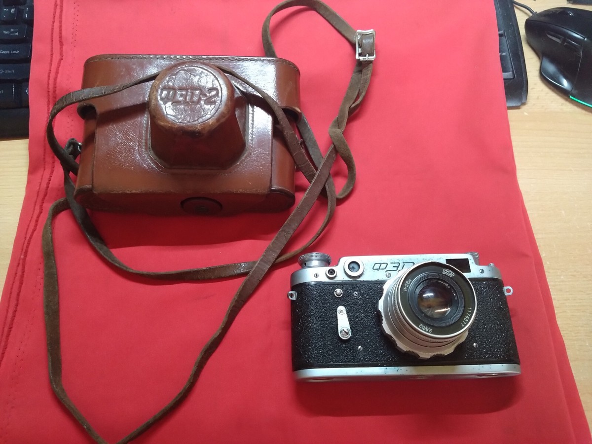 Soviet vintage сameras FED-2 lens Industar-26m 2.8/52 + case | eBay