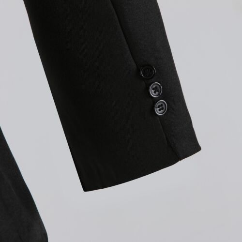 Mens Pieces Suit Elegant Solid One Button Slim Fit Single Breasted Party Suit - Picture 14 of 33