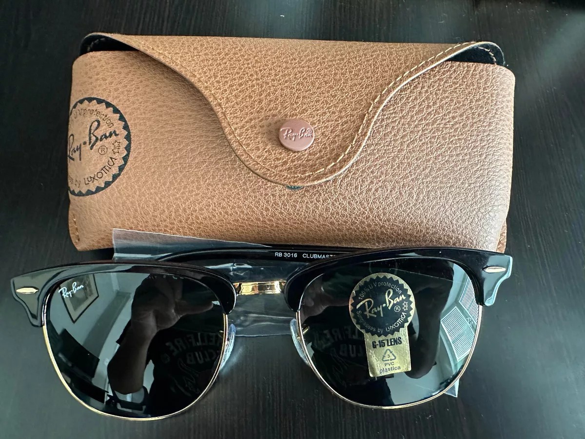 Ray Ban Clubmaster Classic Green Square Unisex Sunglasses ItemNo.RB3016 W0365 55