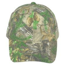 Team Realtree Camouflage Blank Outdoors Snapback Curved Bill Adjustable Hat Cap